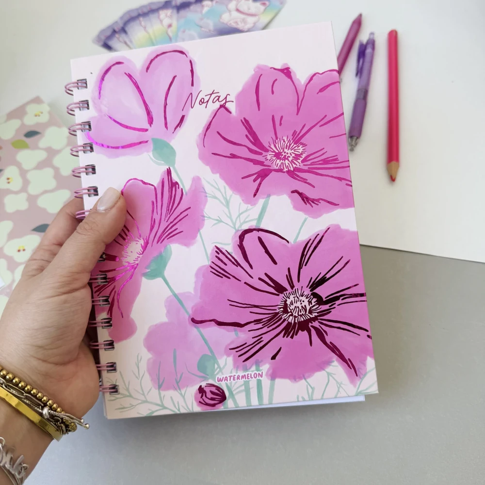 Cuaderno tapa dura NOTAS ROSA - Image 2