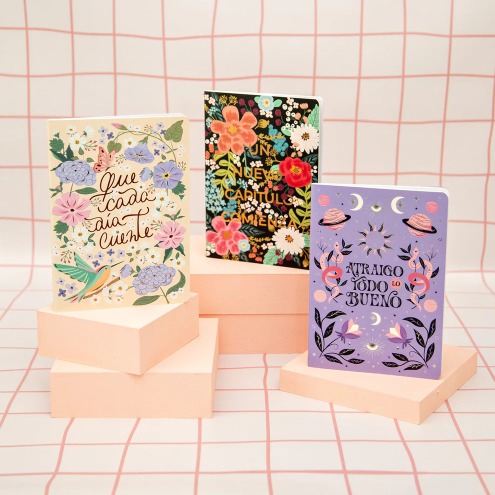 Libreta cosida A5 FRUTILLAS - Image 3