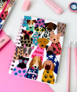 Cuaderno tapa dura PERRITOS