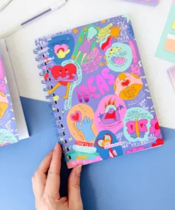 Cuaderno tapa dura IDEAS LILA