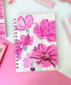 Cuaderno tapa dura NOTAS ROSA