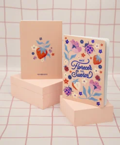 Libreta cosida A5 FRUTILLAS