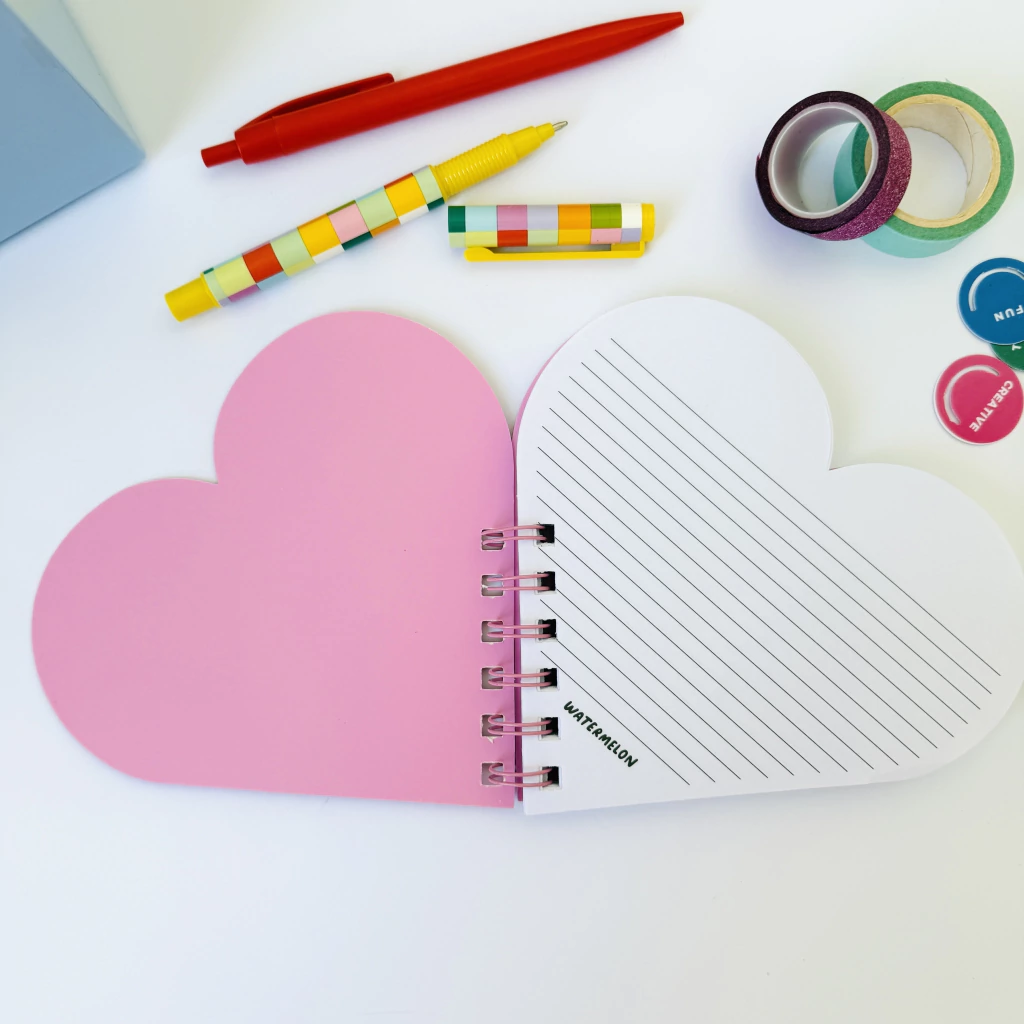 Block anillado corazón ROSA - Image 4