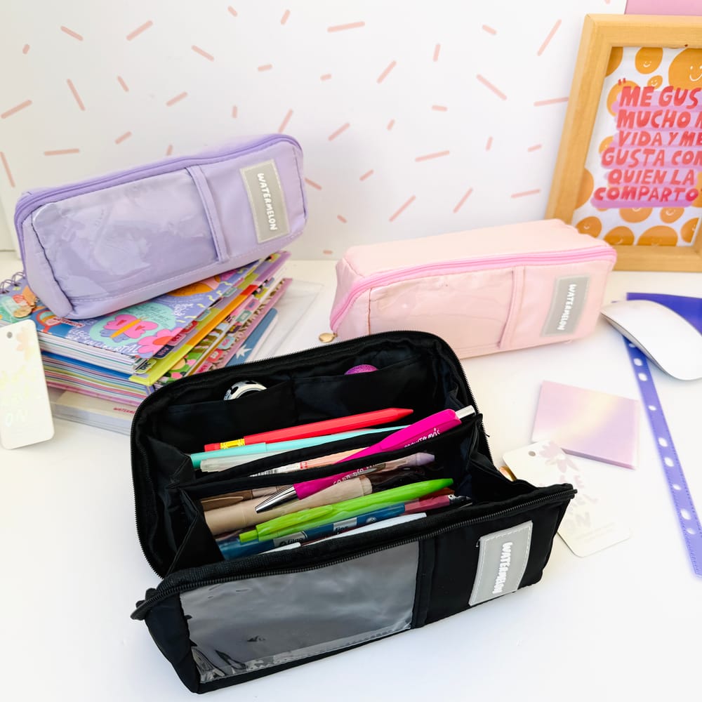 Cartuchera LUX rosa - Image 3