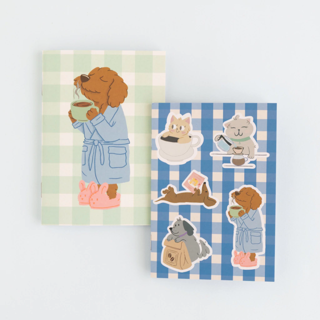 Set libretas x2 CAFECITO